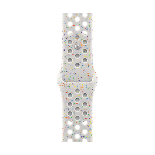 Apple 41mm Nike Sport Band Band for Apple Watch 38/40/41 mm, Size M/L, Pure Platinum